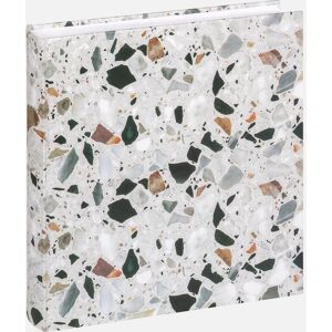 Walther Terrazzo Stone Album Sort - 28x29 Cm (60 Hvide Sider / 30 Ark)