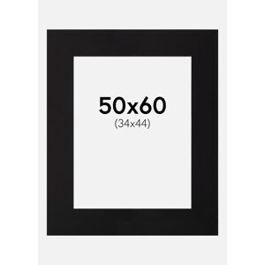 Artlink Passepartout Sort Standard (Hvid Kerne) 50x60 Cm (34x44)