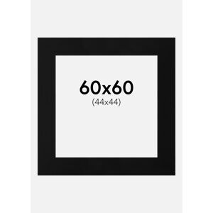 Artlink Passepartout Sort Standard (Hvid Kerne) 60x60 Cm (44x44)