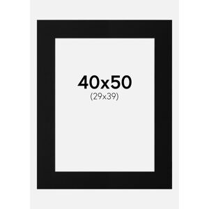 Artlink Passepartout Sort Standard (Hvid Kerne) 40x50 Cm (29x39)
