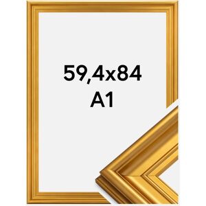 Ramverkstad Ramme Mora Premium Guld 59,4x84 Cm (A1)