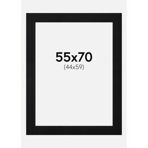 Artlink Passepartout Sort Standard (Hvid Kerne) 55x70 Cm (44x59)