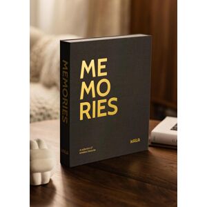 Kaila Memories Black - Coffee Table Photo Album (60 Sorte Sider / 30 Blade)