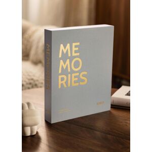 Kaila Memories Grey - Coffee Table Photo Album (60 Sorte Sider / 30 Blade)