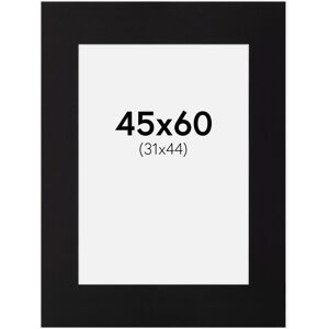 Artlink Passepartout Sort Standard (Hvid Kerne) 45x60 Cm (31x44)