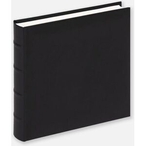 Walther Fotoalbum Classic Sort - 26x25 Cm (60 Hvide Sider / 30 Blade)