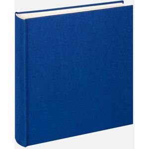 Walther Cloth Album Blå - 28x29 Cm (100 Hvide Sider / 50 Ark)