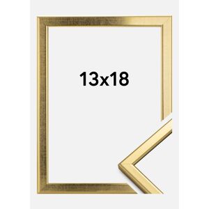 HHC Distribution Ramme Slim Mat Antirefleksglas Guld 13x18 Cm