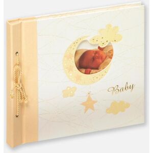 Walther Babyalbum Bambini Maxi Creme - 28x25 Cm (60 Hvide Sider / 30 Blade)