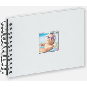 Walther Fun Babyalbum Blå - 23x17 Cm (40 Sorte Sider/20 Blade)