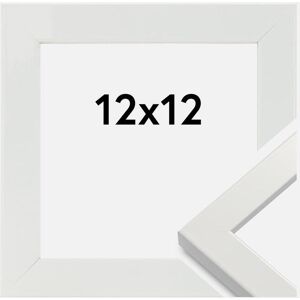 Galleri 1 Ramme White Wood Glossy 12x12 Cm