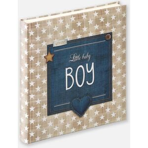 Walther Little Babyalbum Boy Blå - 28x30,5 Cm (50 Hvide Sider / 25 Blade)