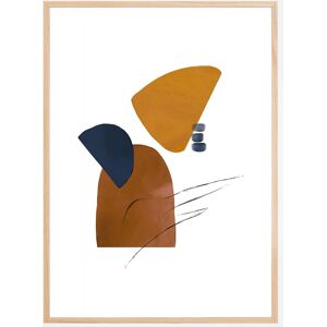 Bildverkstad Abstract Shapes I Plakat (50x70 Cm)