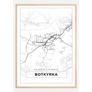 Bildverkstad Kort - Botkyrka - Hvid Plakat (21x29.7 Cm (A4))