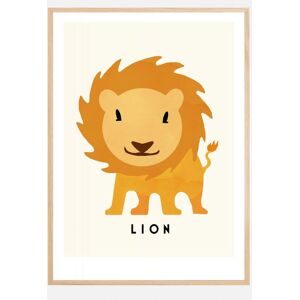 Bildverkstad Lion Plakat (100x140 Cm)