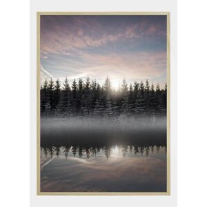 Bildverkstad Small Lake In The Forest Plakat (50x70 Cm)