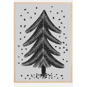 Bildverkstad Pine Tree Plakat (50x70 Cm)