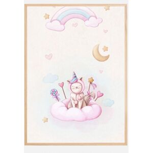 Bildverkstad Meow, I'M A Unicorn Plakat (40x60 Cm)