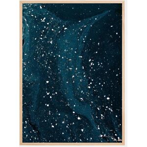 Bildverkstad Abstract Blue Plakat (21x29.7 Cm (A4))