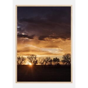 Bildverkstad Orange Sky Plakat (21x29.7 Cm (A4))