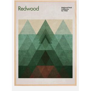 Bildverkstad Redwood Plakat (21x29.7 Cm (A4))