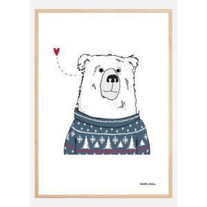 Bildverkstad Winter Bear Plakat (21x29.7 Cm (A4))