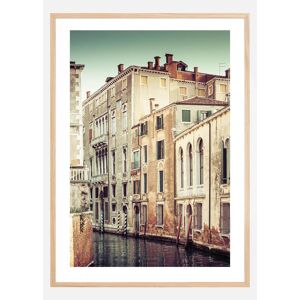 Bildverkstad Canal In Venice Plakat (30x40 Cm)