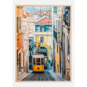 Bildverkstad Trolley Car In City Plakat (50x70 Cm)