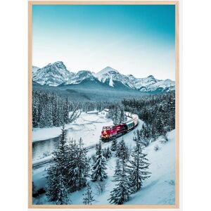 Bildverkstad Winter Train Plakat (21x29.7 Cm (A4))