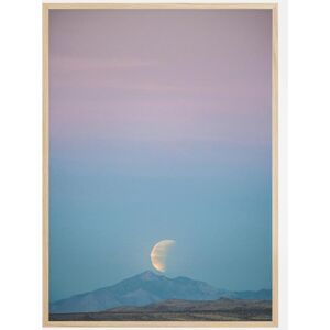 Bildverkstad Moon In The Mountains Plakat (50x70 Cm)