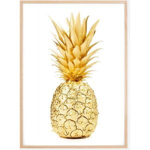 Bildverkstad Gold Pineapple Plakat (21x29.7 Cm (A4))