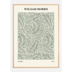 Bildverkstad William Morris - Larkspur 4 Plakat (21x29.7 Cm (A4))