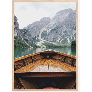 Bildverkstad Boat In The Loch Plakat (21x29.7 Cm (A4))