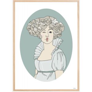 Bildverkstad Victorian Violetta Plakat (30x40 Cm)