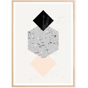 Bildverkstad Abstract Geometry I Plakat (21x29.7 Cm (A4))