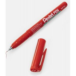 Estancia Pentel Nmf50-B - Rød Albumpen - 0,4 Mm