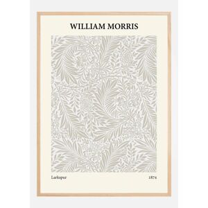 Bildverkstad William Morris - Larkspur 2 Plakat (21x29.7 Cm (A4))