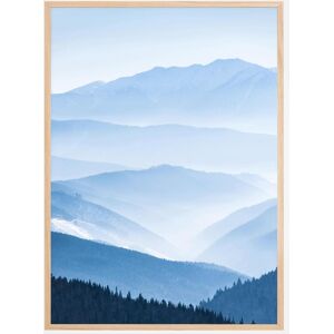 Bildverkstad Blue Mountain Plakat (21x29.7 Cm (A4))