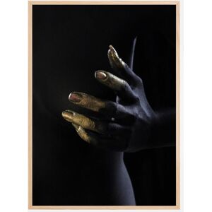 Bildverkstad Golden Hands I Plakat (21x29.7 Cm (A4))