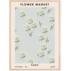 Bildverkstad Flower Market Paris Plakat (30x40 Cm)