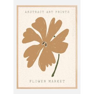 Bildverkstad Abstract Art Flower Plakat (30x40 Cm)