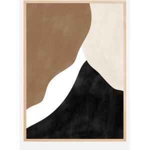 Bildverkstad Abstract Beige And Brown Art No.1 Plakat (30x40 Cm)