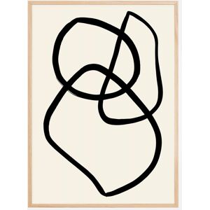 Bildverkstad Black Lines Plakat (50x70 Cm)