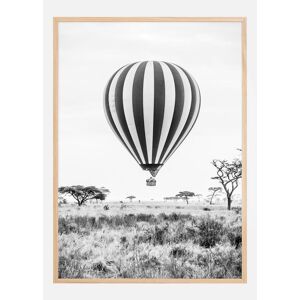 Bildverkstad Striped Balloon Plakat (50x70 Cm)