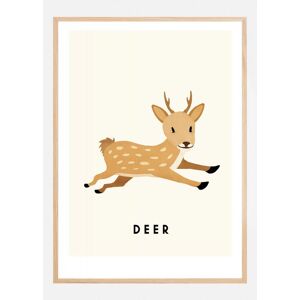 Bildverkstad Deer Plakat (100x140 Cm)