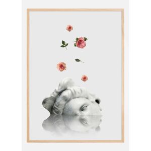 Bildverkstad Abstract Art Drowning In Flowers Plakat (30x40 Cm)
