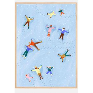 Bildverkstad Snow Angels Plakat (40x60 Cm)