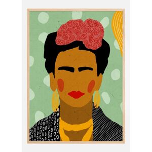 Bildverkstad Frida Kahlo - A Girl Without Eyes Plakat (21x29.7 Cm (A4))