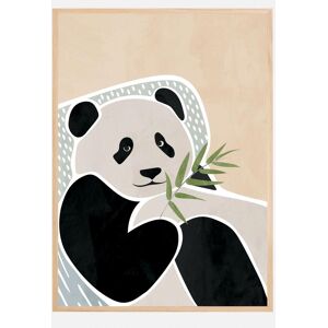 Bildverkstad Scandi Panda Plakat (60x90 Cm)