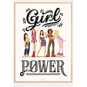 Bildverkstad Girl Power Plakat (50x70 Cm)